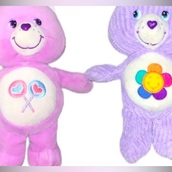 •Lot Of 2 Care Bear Plushies • - Picture 3 of 10